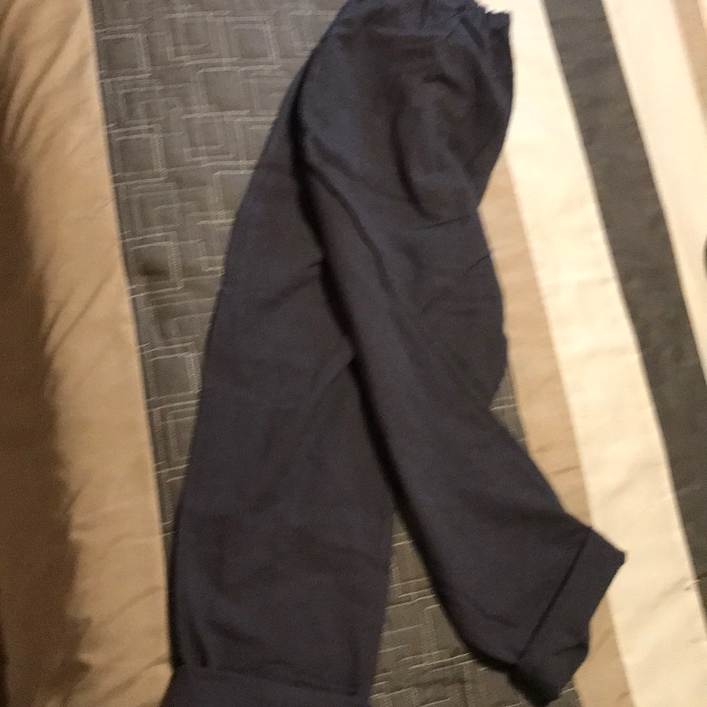 Charcoal baggy ankle pants